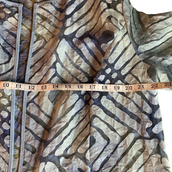 Chico’s sheer blue blazer L / Size 12 - Picture 10 of 12